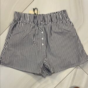 Daily Drills Poplin Resort Shorts - Denim + White size XS/S